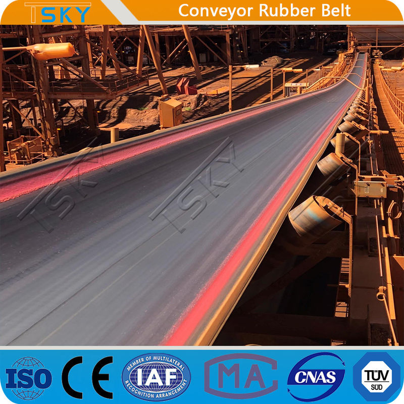 EP160/2 Polyester Cotton Canvas Textile Fabric Rubber Conveyor Belt